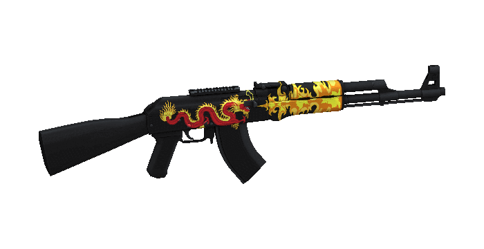 Luna Dragon assault rifle finish