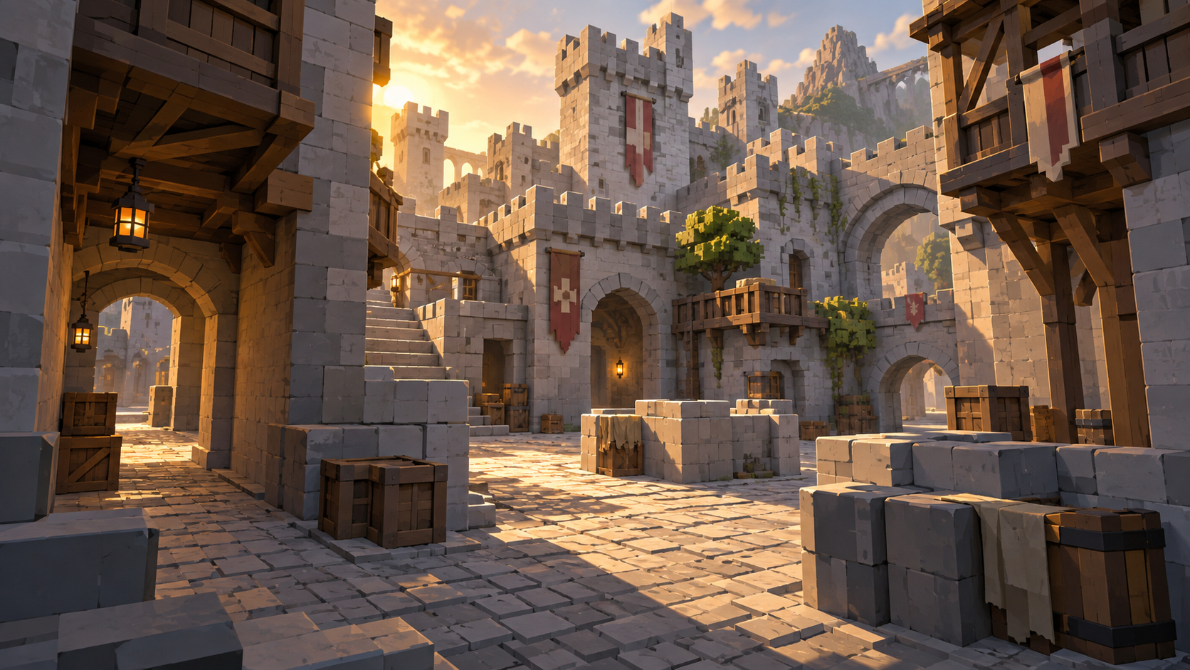 Burg arena overview
